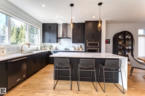 14717 92 Avenue, Edmonton, AB - Indoor Photo Showing Kitchen With Upgraded Kitchen