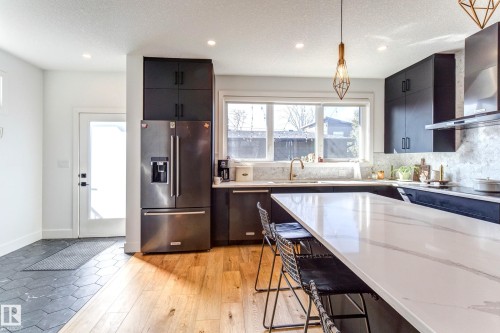 14717 92 Avenue, Edmonton, AB - Indoor Photo Showing Kitchen With Upgraded Kitchen