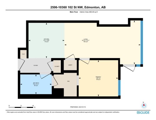 Floor plan - 2506 10360 102 Street, Edmonton, AB - Other
