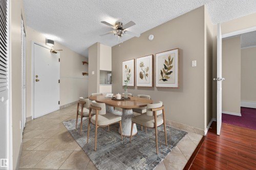 208 10149 Saskatchewan Drive, Edmonton, AB - Indoor Photo Showing Dining Room