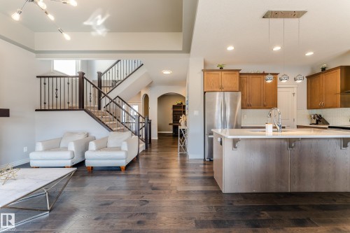 15907 18 Avenue, Edmonton, AB - Indoor Photo Showing Kitchen With Upgraded Kitchen