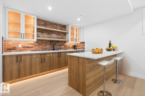 8506 148 Street Nw, Edmonton, AB - Indoor Photo Showing Kitchen