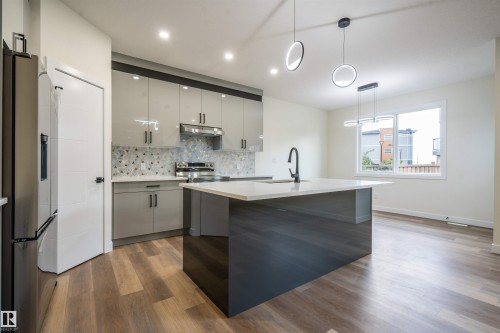 5720 176 Avenue, Edmonton, AB - Indoor Photo Showing Kitchen With Upgraded Kitchen