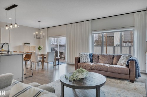8945 24 Avenue, Edmonton, AB - Indoor Photo Showing Living Room