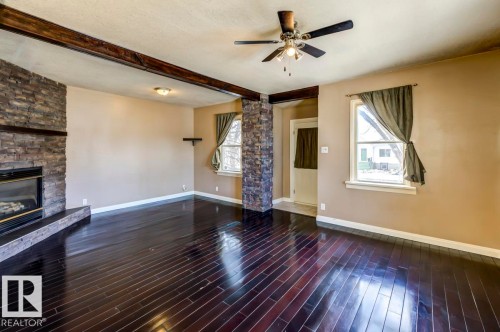 6015 106 Street, Edmonton, AB - Indoor With Fireplace