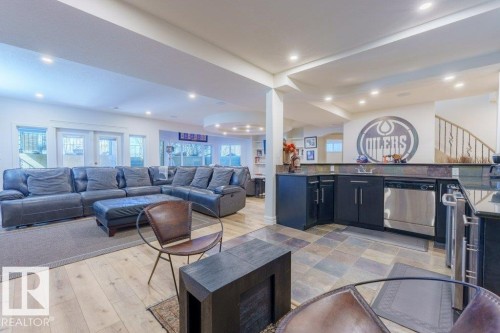 1144 119 Street, Edmonton, AB - Indoor Photo Showing Living Room