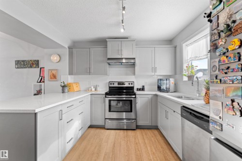 545 Chappelle Drive, Edmonton, AB - Indoor Photo Showing Kitchen With Stainless Steel Kitchen