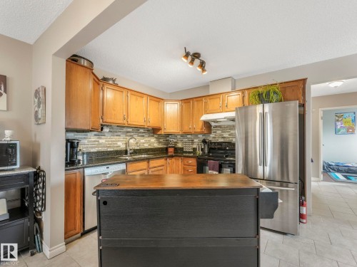 9945 163 Street Nw, Edmonton, AB - Indoor Photo Showing Kitchen With Double Sink