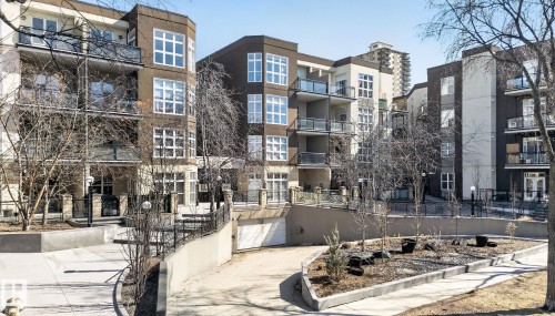 420 10407 122 Street, Edmonton, AB - Outdoor With Balcony With Facade