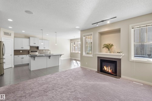 805 Armitage Wynd, Edmonton, AB - Indoor With Fireplace