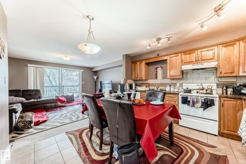203 11827 105 Street, Edmonton, AB - Indoor Photo Showing Kitchen With Double Sink
