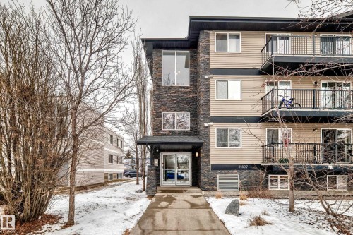 203 11827 105 Street, Edmonton, AB - Outdoor With Balcony With Facade
