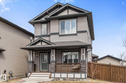 1 Currant Crescent, Fort Saskatchewan, AB - Outdoor With Deck Patio Veranda With Facade