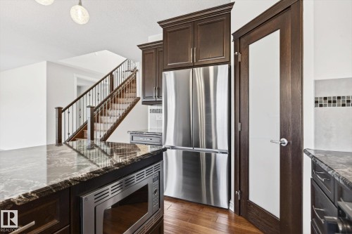 15856 13 Avenue, Edmonton, AB - Indoor Photo Showing Kitchen With Upgraded Kitchen
