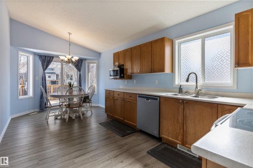 21 Dubonnet Way, St. Albert, AB - Indoor Photo Showing Kitchen With Double Sink