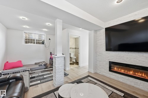 9031 133 Avenue, Edmonton, AB - Indoor With Fireplace