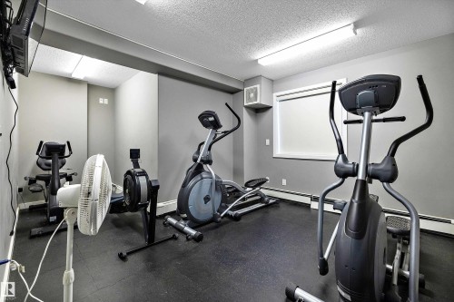 323 14808 125 Street, Edmonton, AB - Indoor Photo Showing Gym Room