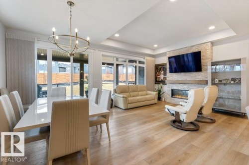 26 Red Crest Way, St. Albert, AB - Indoor With Fireplace
