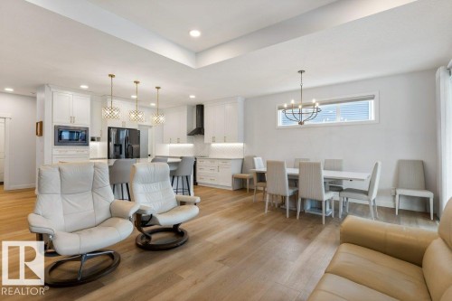 26 Red Crest Way, St. Albert, AB - Indoor Photo Showing Living Room