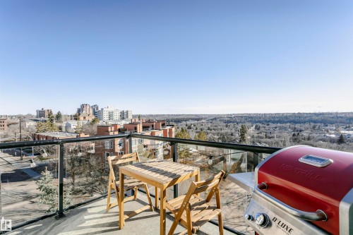 503 9503 101 Avenue, Edmonton, AB - Outdoor With Balcony With View