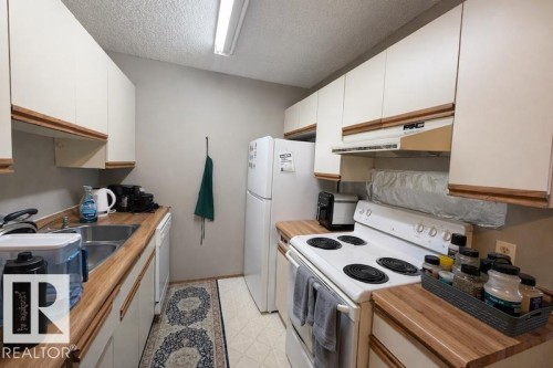 308 10136 160 Street Nw, Edmonton, AB - Indoor Photo Showing Kitchen With Double Sink