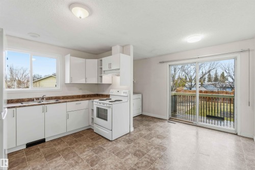 4636 37A Avenue, Edmonton, AB - Indoor Photo Showing Kitchen With Double Sink