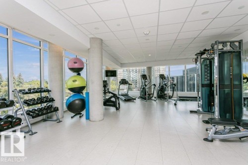 904 14105 West Block Drive, Edmonton, AB - Indoor Photo Showing Gym Room