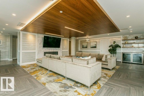 904 14105 West Block Drive, Edmonton, AB - Indoor With Fireplace