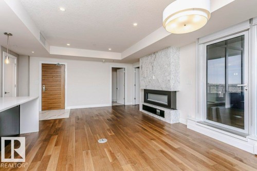 904 14105 West Block Drive, Edmonton, AB - Indoor With Fireplace