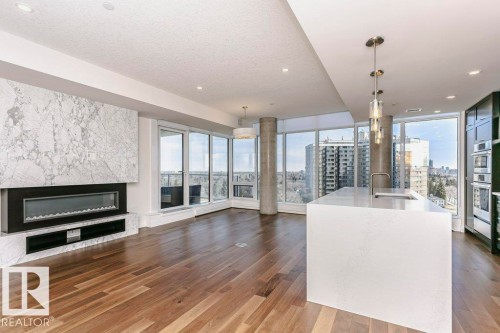 904 14105 West Block Drive, Edmonton, AB - Indoor With Fireplace