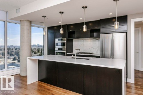904 14105 West Block Drive, Edmonton, AB - Indoor Photo Showing Kitchen With Upgraded Kitchen