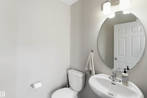 Main Floor Bathroom - 4750 Crabapple Run, Edmonton, AB - Indoor Photo Showing Bathroom