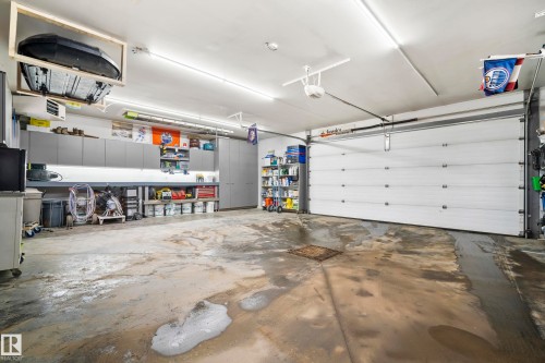 Oversize heated garage - built in 2014 - 13519 110 A Avenue, Edmonton, AB - Indoor Photo Showing Garage