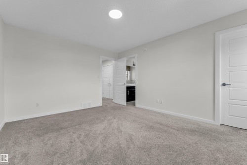This room features light grey carpeting and a ceiling light fixture - 4416 6 Street, Edmonton, AB - Indoor Photo Showing Other Room