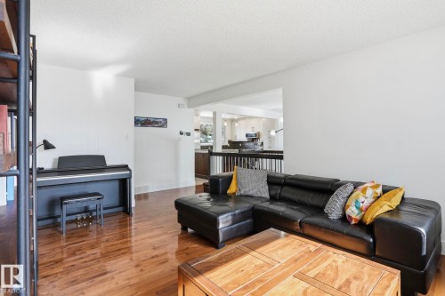 4111 121 Street, Edmonton, AB - Indoor Photo Showing Living Room