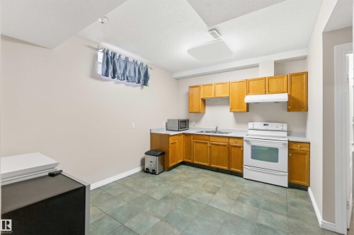 1324 116 Street, Edmonton, AB - Indoor Photo Showing Kitchen With Double Sink