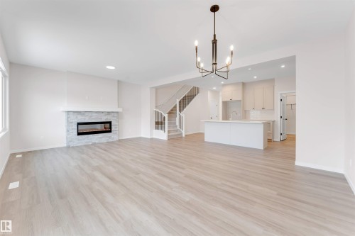 17811 7 St, Edmonton, AB - Indoor With Fireplace