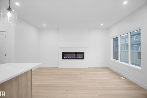 3050 Dixon Landing Landing, Edmonton, AB - Indoor With Fireplace