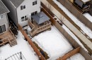 The property features a fenced yard, a wooden deck, and a gazebo - 22742 95A Ave, Edmonton, AB  - Indoor Photo Showing Other Room 