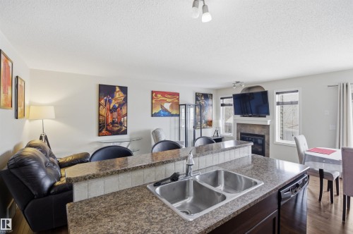 1712 64 Street, Edmonton, AB - Indoor Photo Showing Kitchen With Double Sink