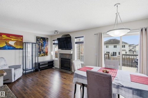 1712 64 Street, Edmonton, AB - Indoor Photo Showing Other Room With Fireplace