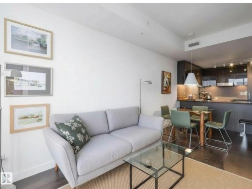 #3606 10360 102 St Nw, Edmonton, AB - Indoor Photo Showing Living Room