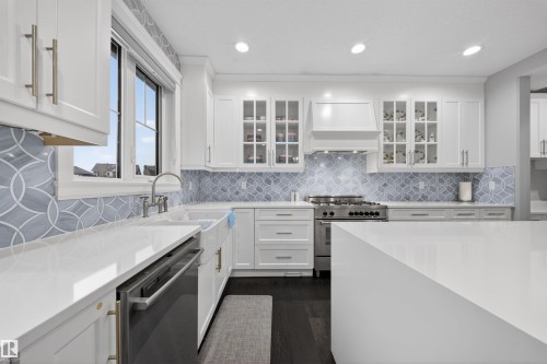 9037 24 Avenue, Edmonton, AB - Indoor Photo Showing Kitchen With Upgraded Kitchen