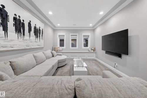 9037 24 Avenue, Edmonton, AB - Indoor Photo Showing Living Room