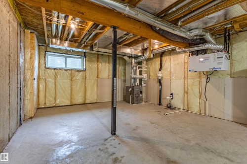 210 Desrochers Boulevard, Edmonton, AB - Indoor Photo Showing Basement