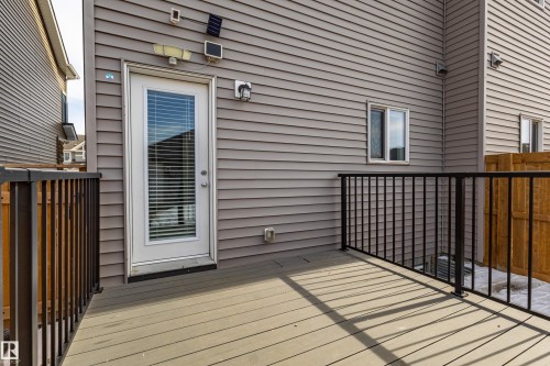 210 Desrochers Boulevard, Edmonton, AB - Outdoor With Deck Patio Veranda With Exterior
