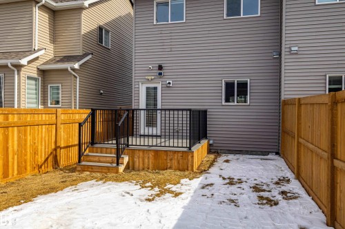 210 Desrochers Boulevard, Edmonton, AB - Outdoor With Deck Patio Veranda With Exterior