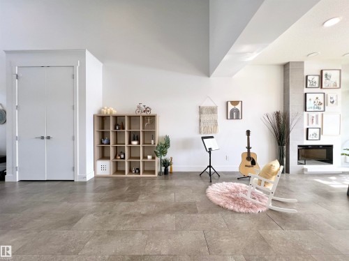 6055 King Landing Landing, Edmonton, AB - Indoor With Fireplace