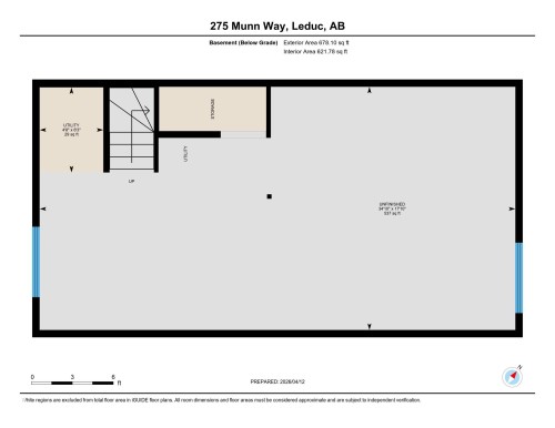 Floor plan - 275 Munn Way, Leduc, AB - Other