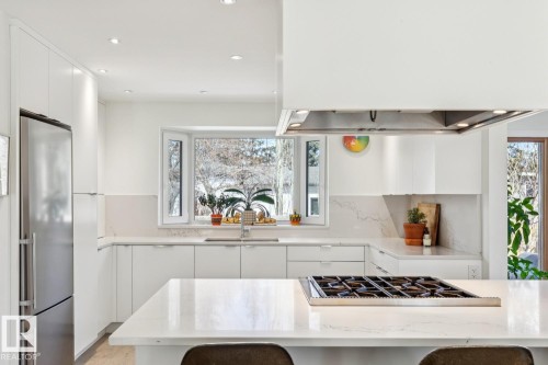 15608 75 Avenue, Edmonton, AB - Indoor Photo Showing Kitchen With Upgraded Kitchen